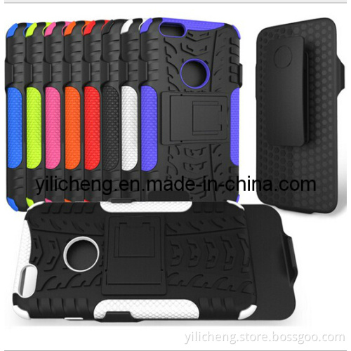 for iPhone6 iPhone Air Rugged Hybrid Case Dual Color Hard Plastic +Soft Silicone Stand Holder Back Skin Cover